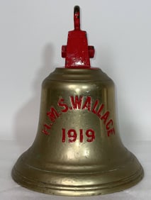 HMS Wallace Ship's Bell Royal Navy Destroyer of 1919