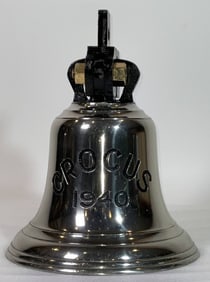 Ship's Bell from the Royal Navy Flower Class Corvette HMS Crocus 1940