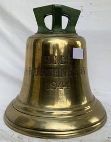 Crown Top Ship's Bell from HMS Northney IV 1944