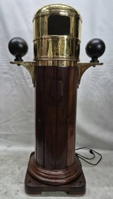 Ship's Binnacle with Compass by Kelvin and Hughes