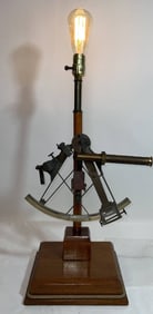 Lattice Frame Ship's Navigator's Sextant by French Maker