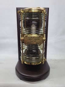 Marine Beacon with Double Fresnel Lens on Base