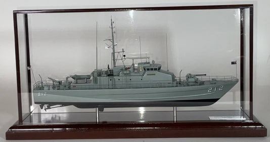A GT/Trans model of an Australian gunship, HMAS Gawler II