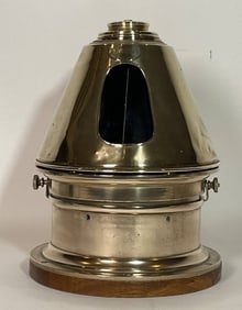 Brass Skylight Yacht Binnacle by Perko of Brooklyn