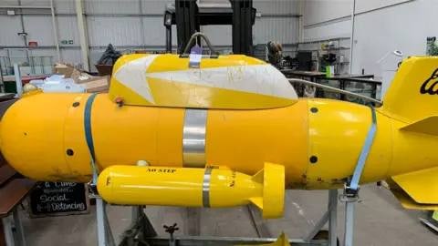 Royal Navy Minesweeper converted to a Yellow Sub — a Beatles-inspired Yellow Submarine
