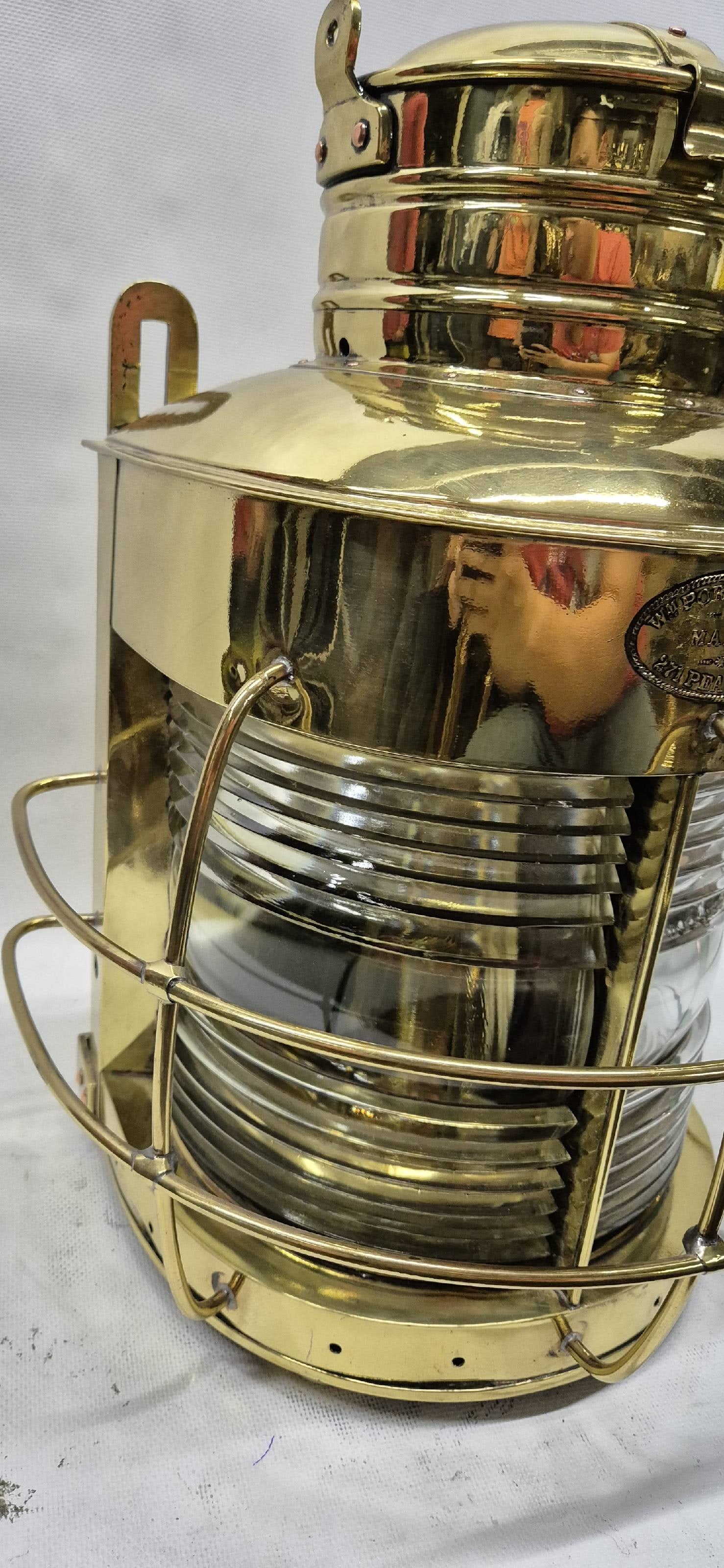 Fantastic Solid Brass Ship's Masthead Lantern - 15