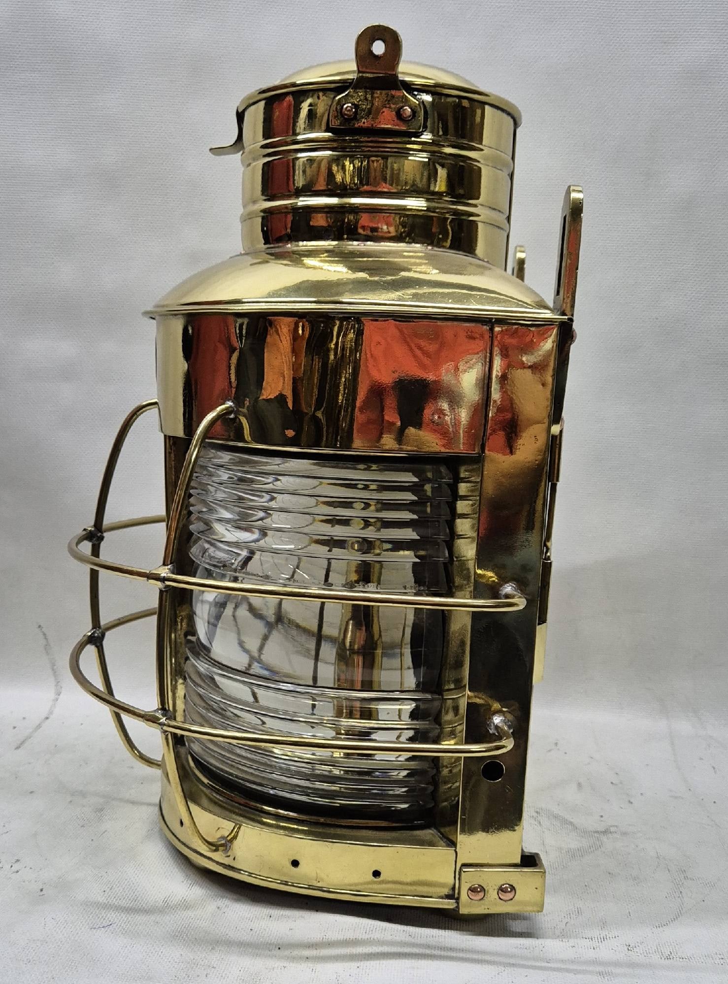 Fantastic Solid Brass Ship's Masthead Lantern - 3