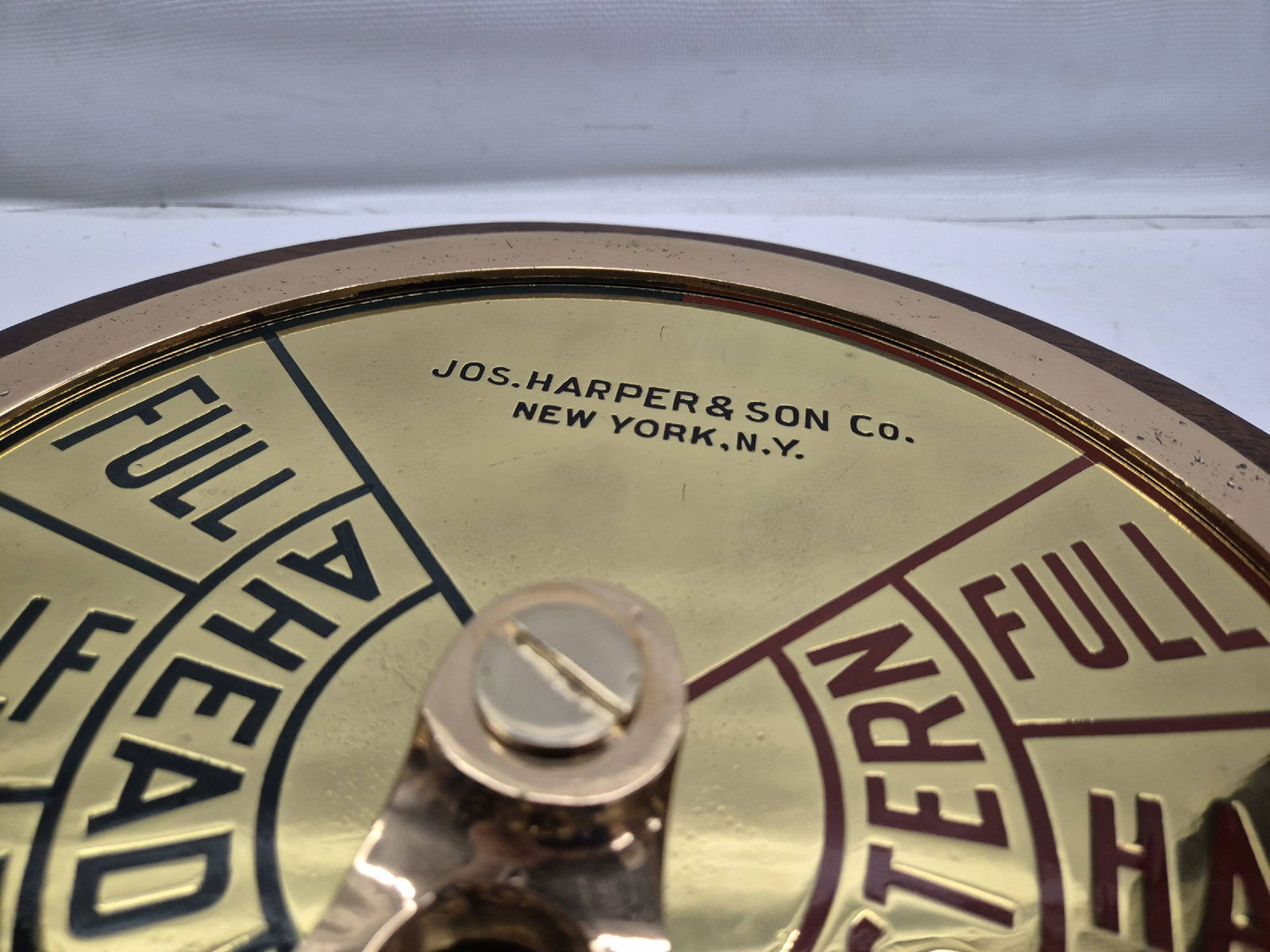 Engine Order Telegraph Faceplate with Handle - 5