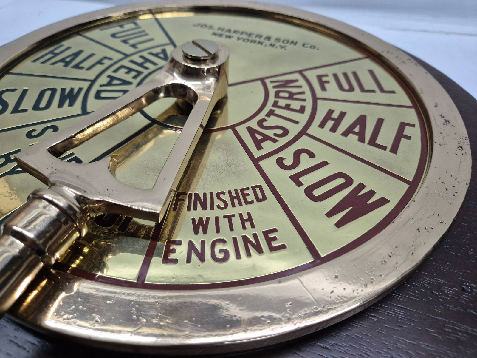 Engine Order Telegraph Faceplate with Handle - 7