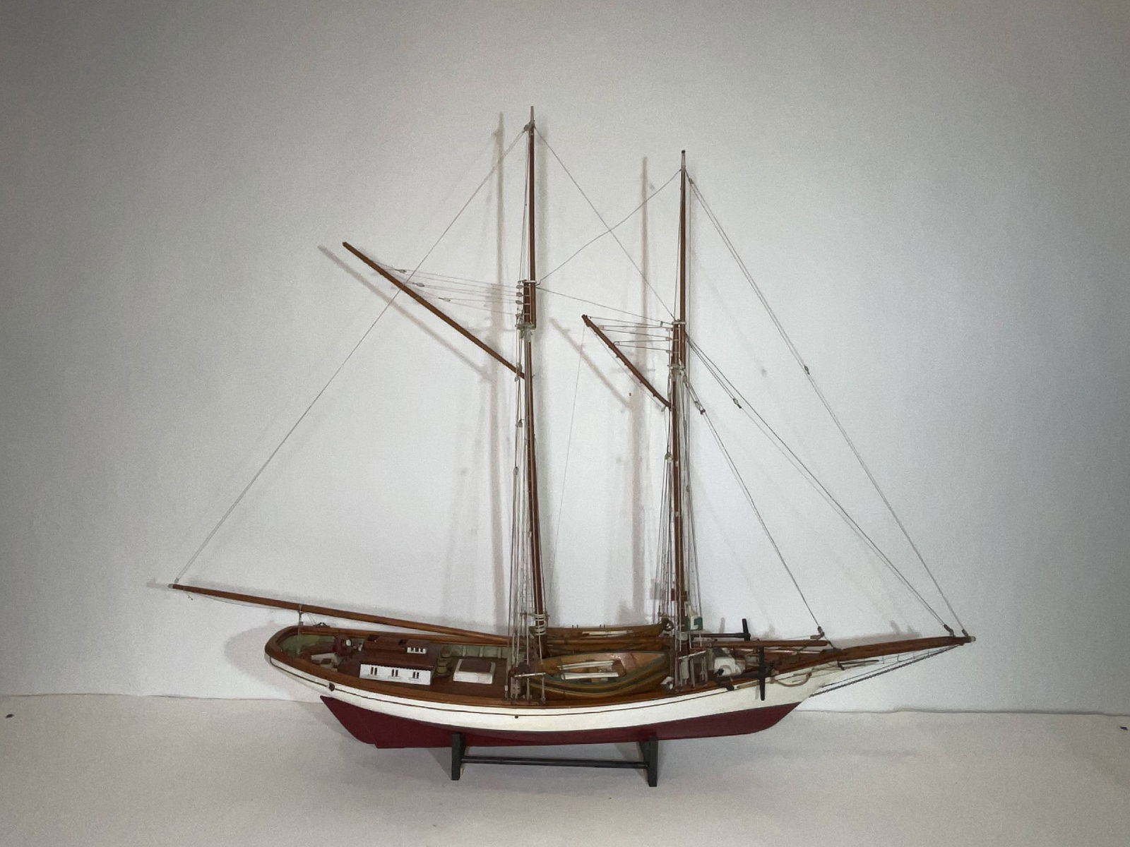 Antique Model of a Fishing Schooner (1 of 20)
