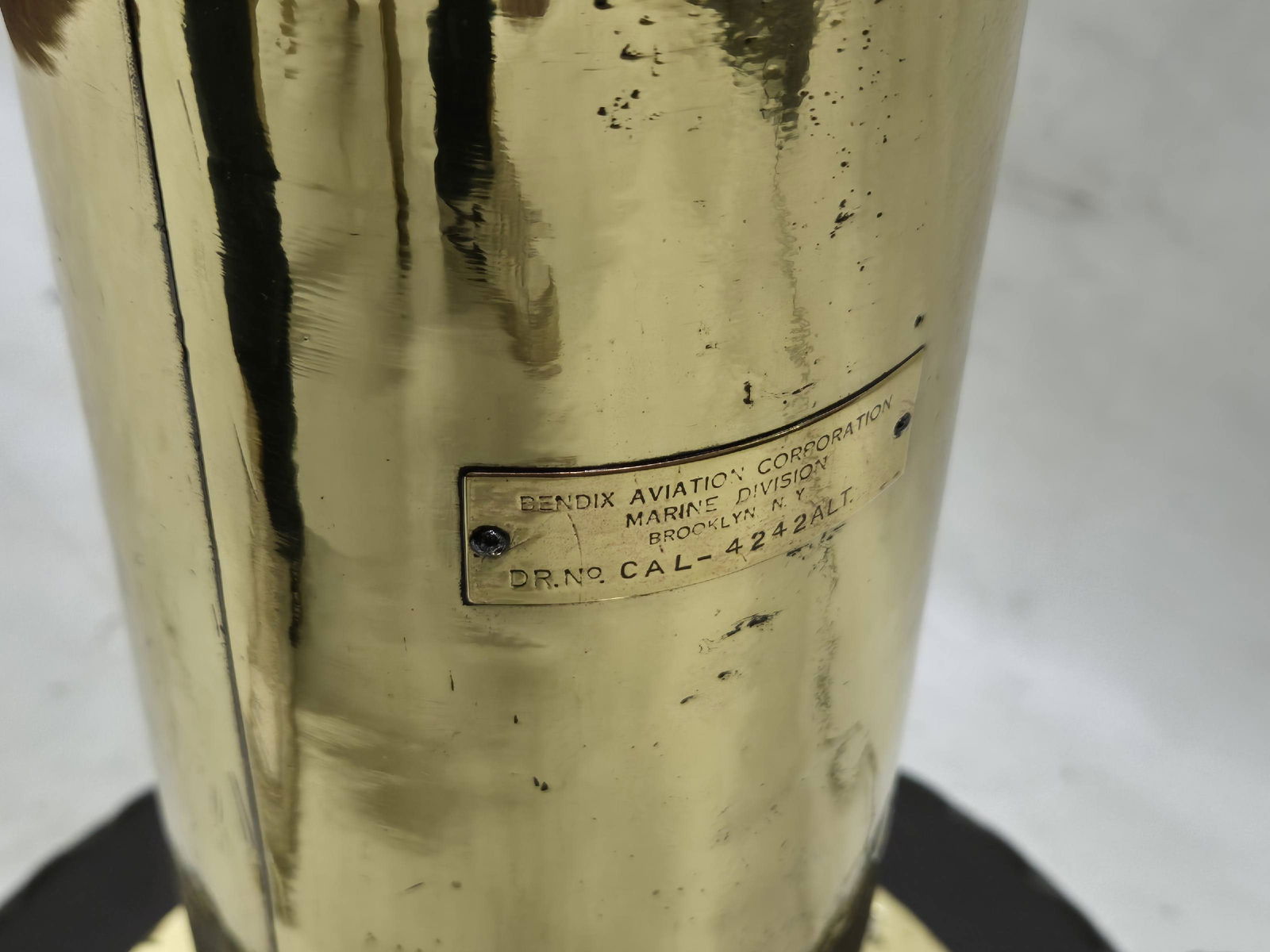 Solid Brass Ships Telegraph By Brelco - 11