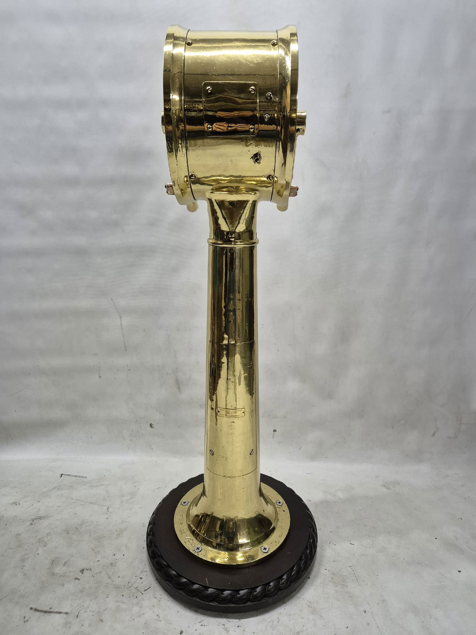 Solid Brass Ships Telegraph By Brelco - 3