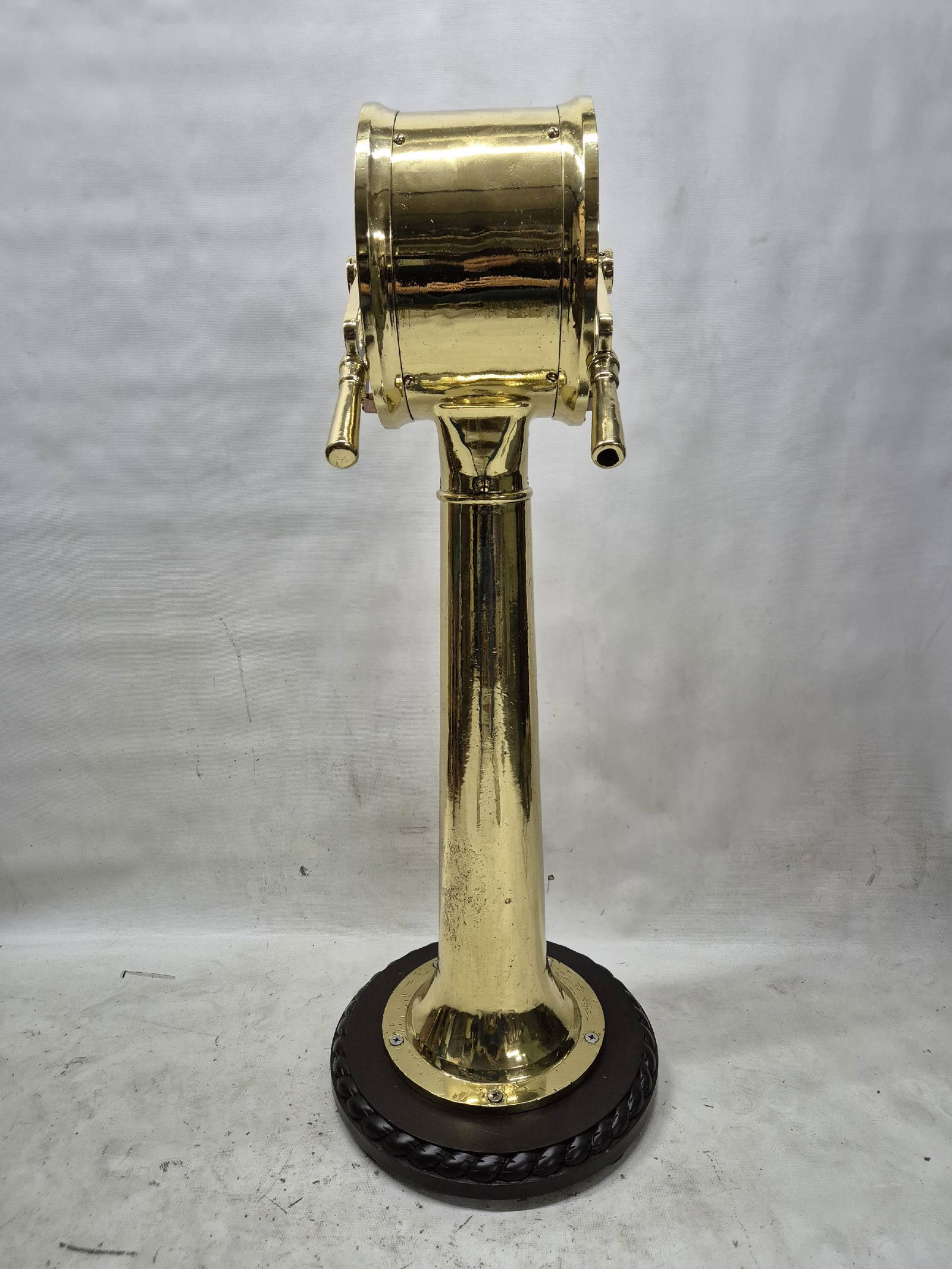 Solid Brass Ships Telegraph By Brelco - 5