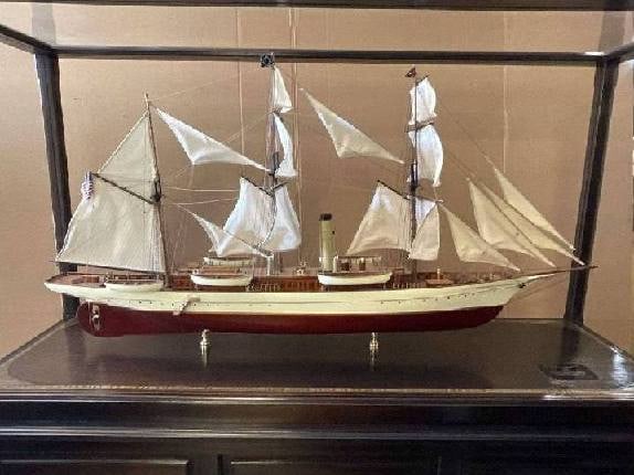 Steam Yacht Harvard In Case (1 of 8)