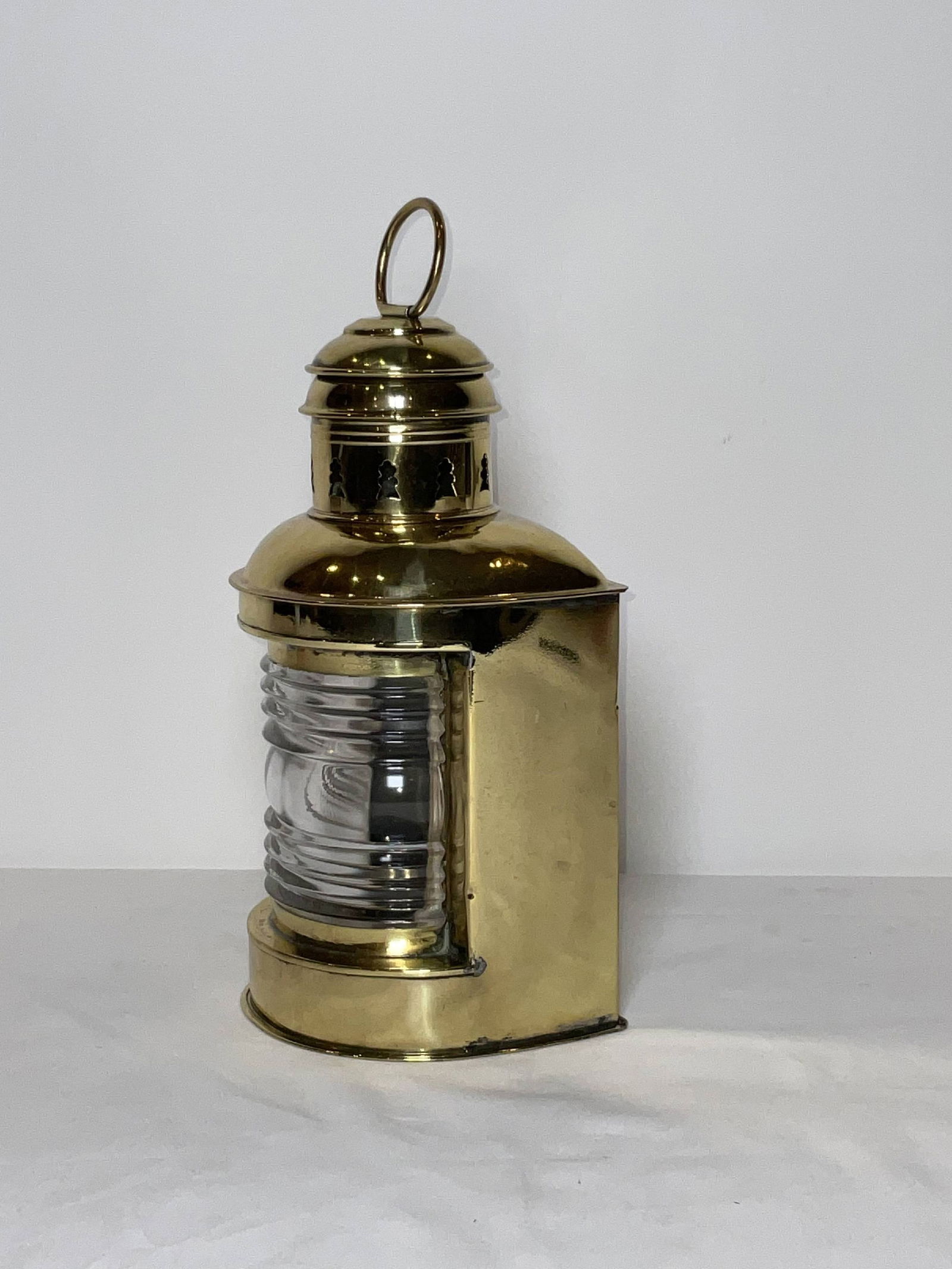 Solid Brass Bow Mounted Boat Lantern by Perko - 3