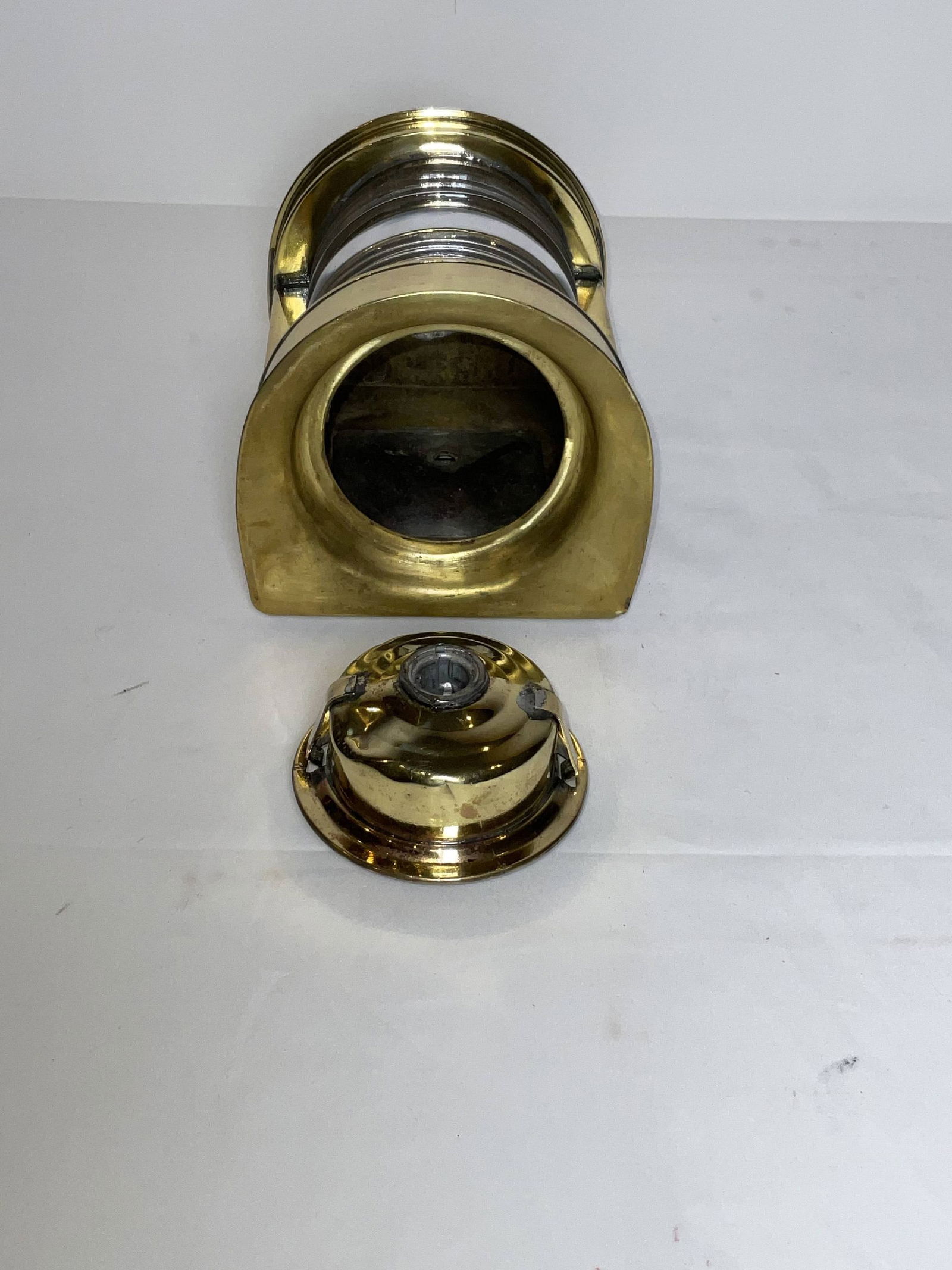 Solid Brass Bow Mounted Boat Lantern by Perko - 7