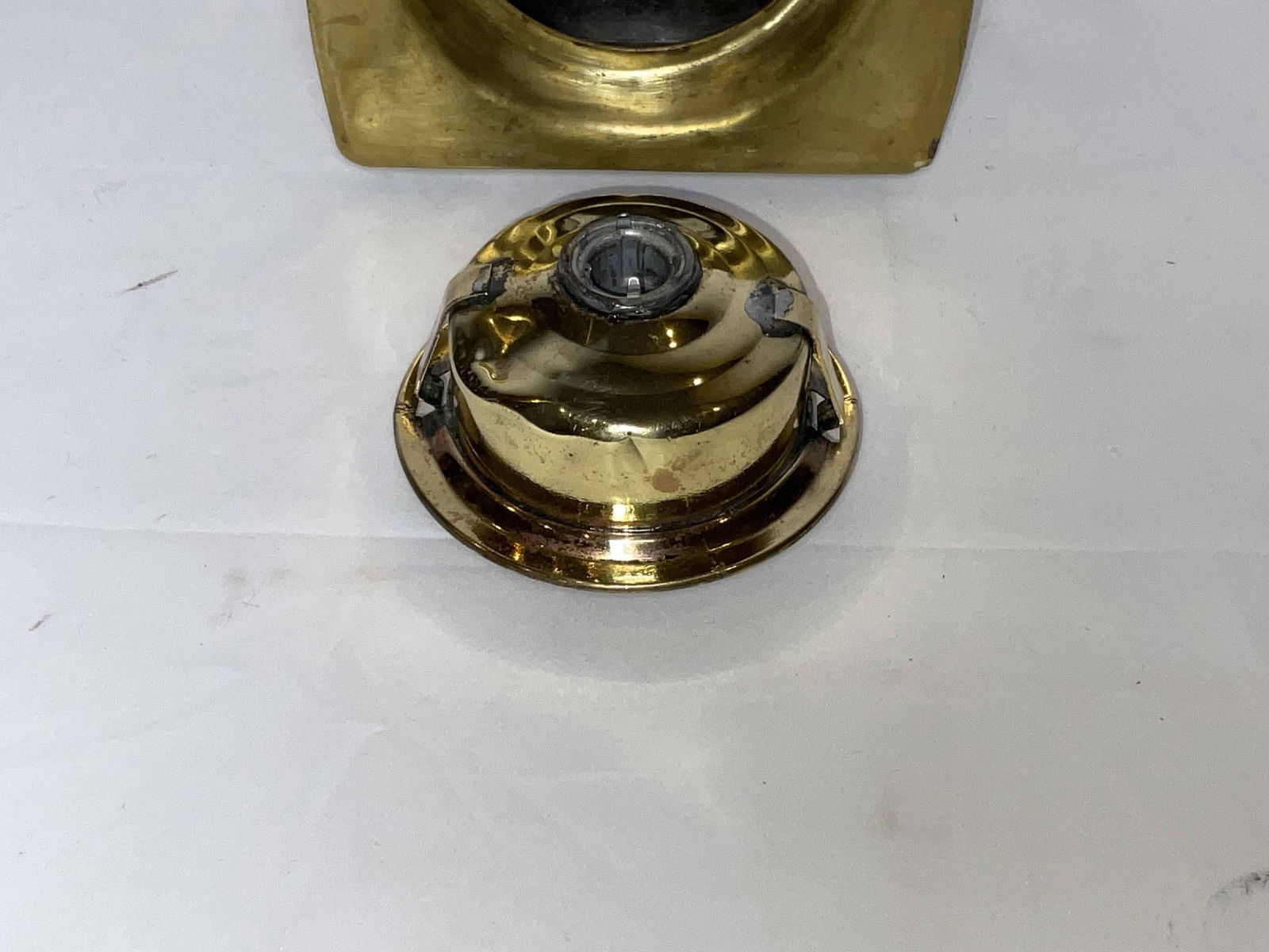 Solid Brass Bow Mounted Boat Lantern by Perko - 8