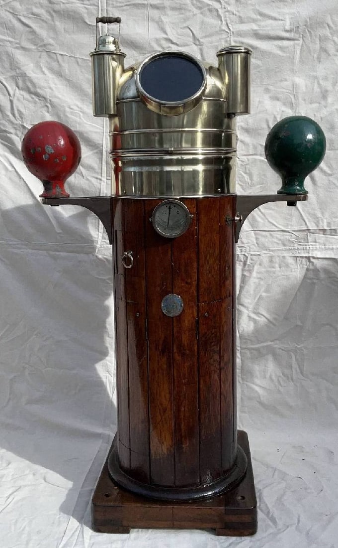 Ship's Binnacle with Compass from Iver C. Weilbach & Co. (1 of 14)