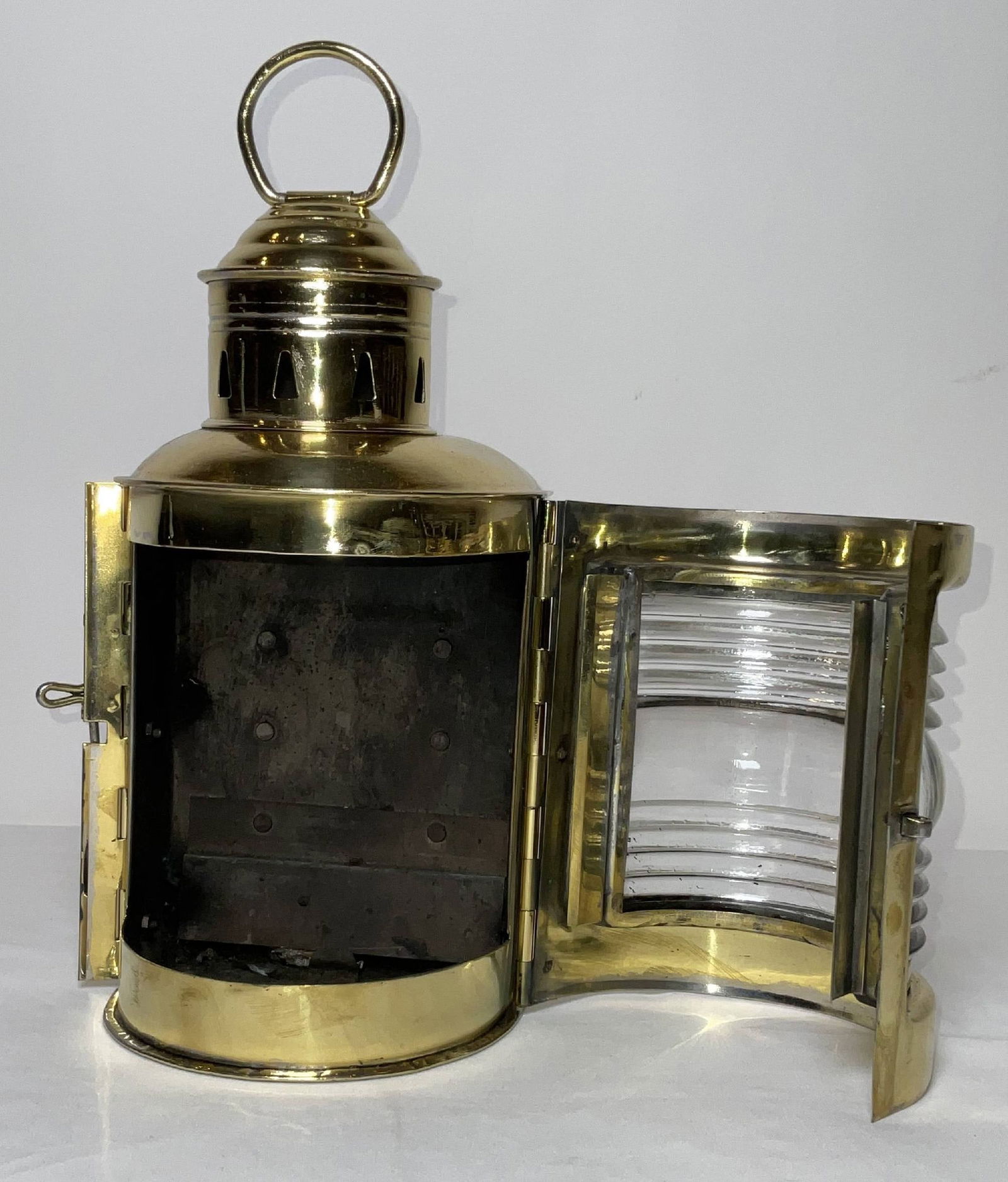 Solid Brass Boat Lantern by Perko - 6