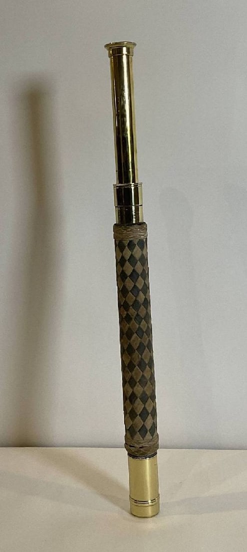 British Royal Naval Admirals Spyglass: Telescope once used by British Royal Naval Rear Admiral John Walter Dunford. The admirals memoirs are in possession of the Imperial War Museum in England. He was a midshipman on HMS Inflexible, HMS