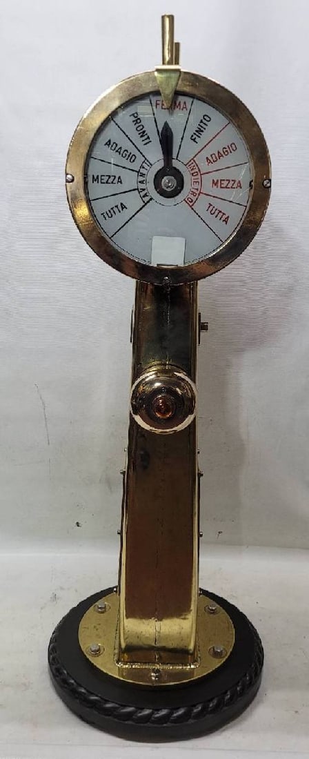 Italian Ship's Engine Order Telegraph (1 of 20)