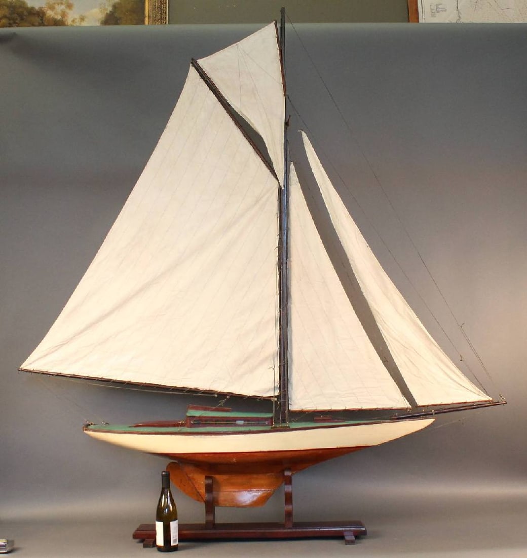 Gaff Rigged Pond Yacht of a Sloop (1 of 5)