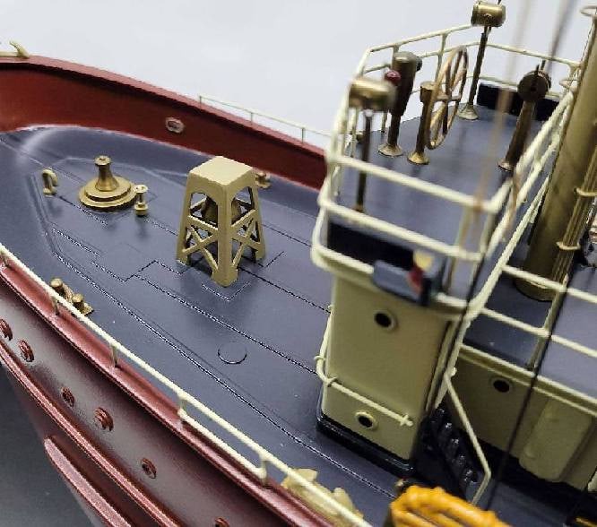 Nantucket Lightship model in case - 11