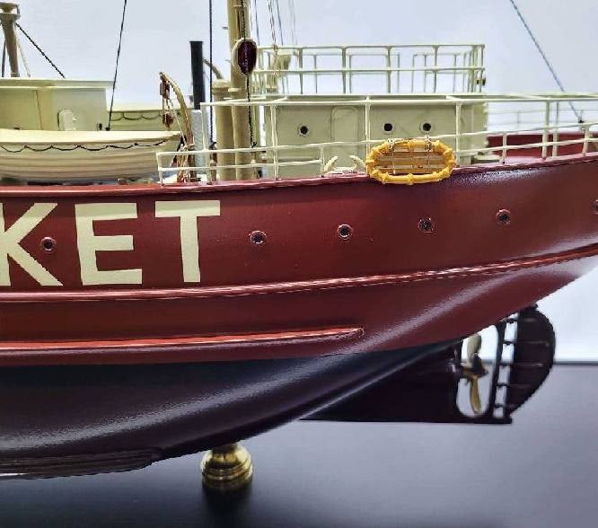 Nantucket Lightship model in case - 12