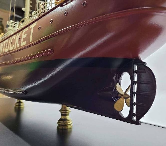 Nantucket Lightship model in case - 15