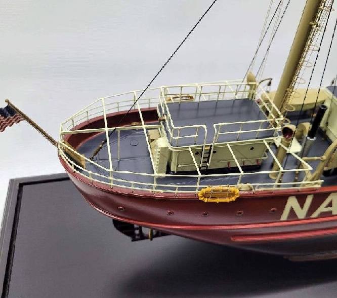 Nantucket Lightship model in case - 19