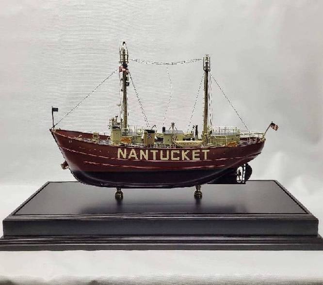 Nantucket Lightship model in case (1 of 20)
