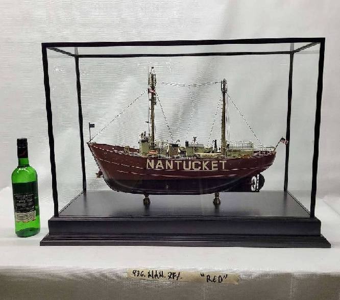 Nantucket Lightship model in case - 2