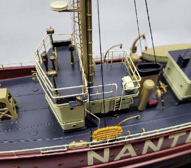 Nantucket Lightship model in case - 4