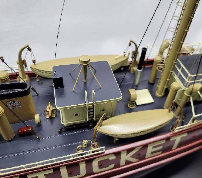 Nantucket Lightship model in case - 5