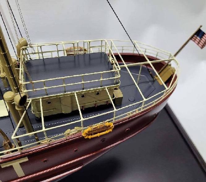 Nantucket Lightship model in case - 6