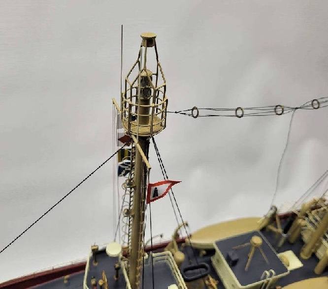 Nantucket Lightship model in case - 7