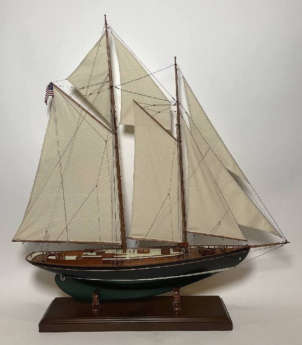 Five Foot Model of the John Alden Schooner Malabar X (1 of 20)