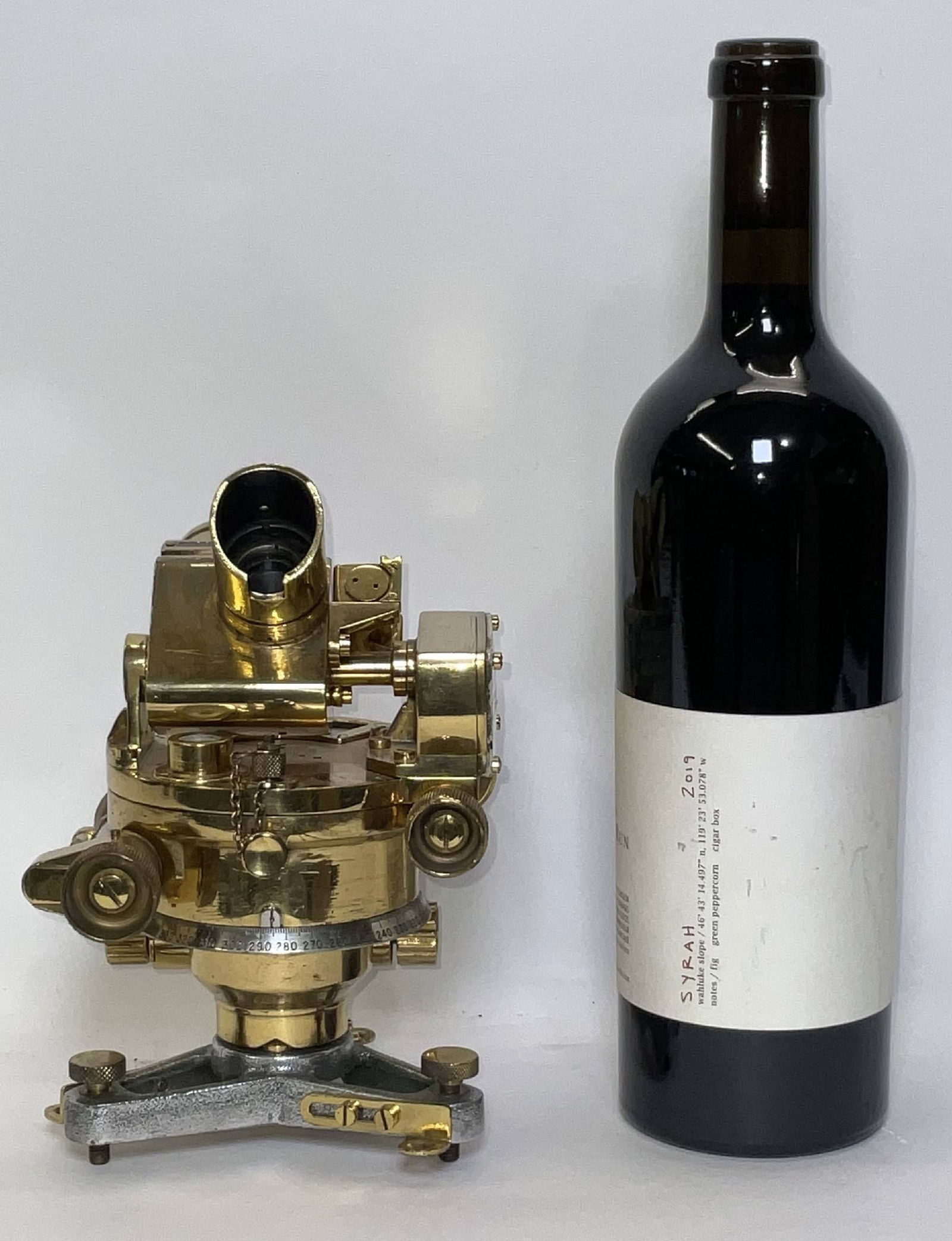 Solid Brass Surveyor’s Theodolite Dated 1941 - 2