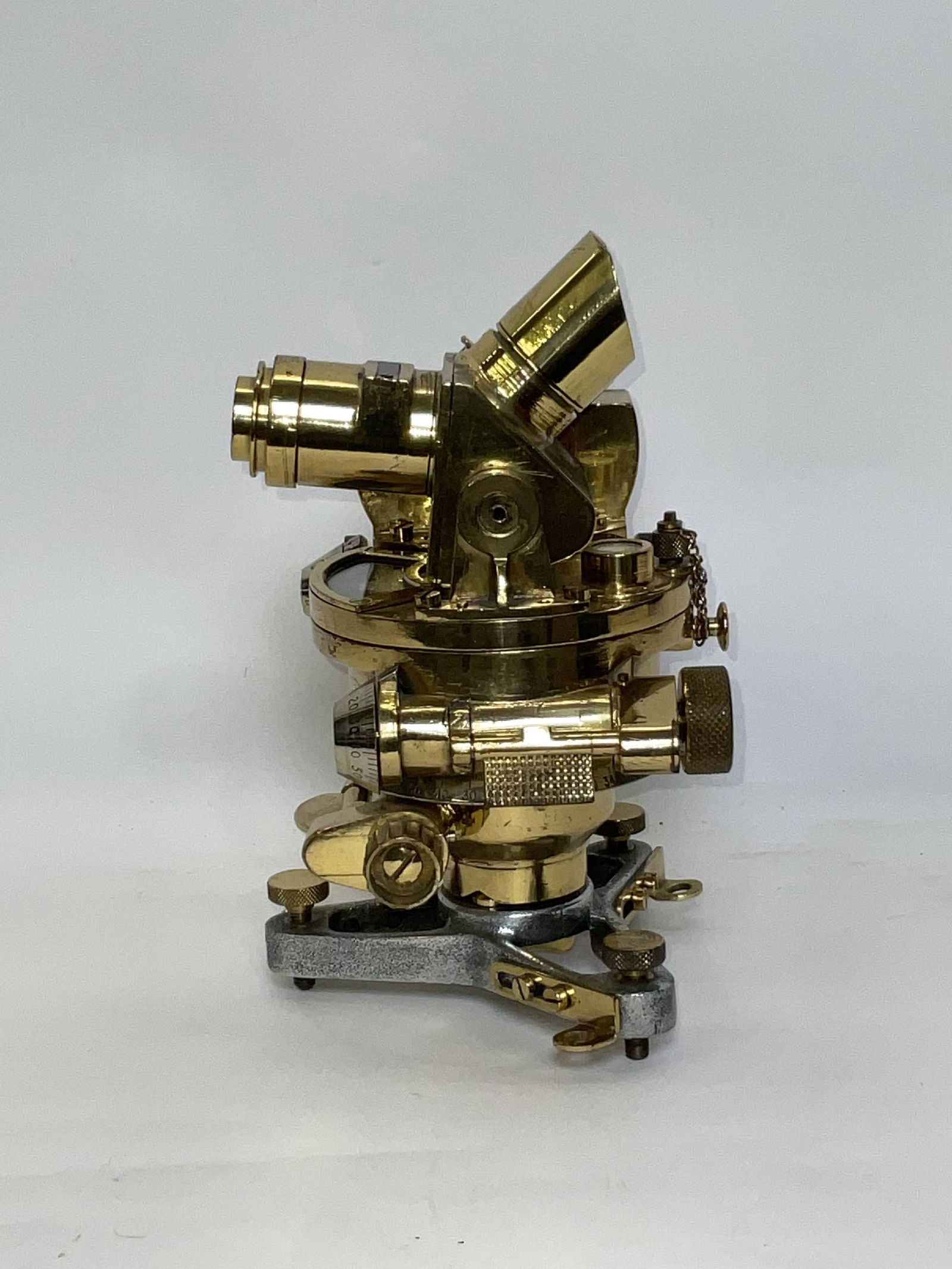 Solid Brass Surveyor’s Theodolite Dated 1941 - 5