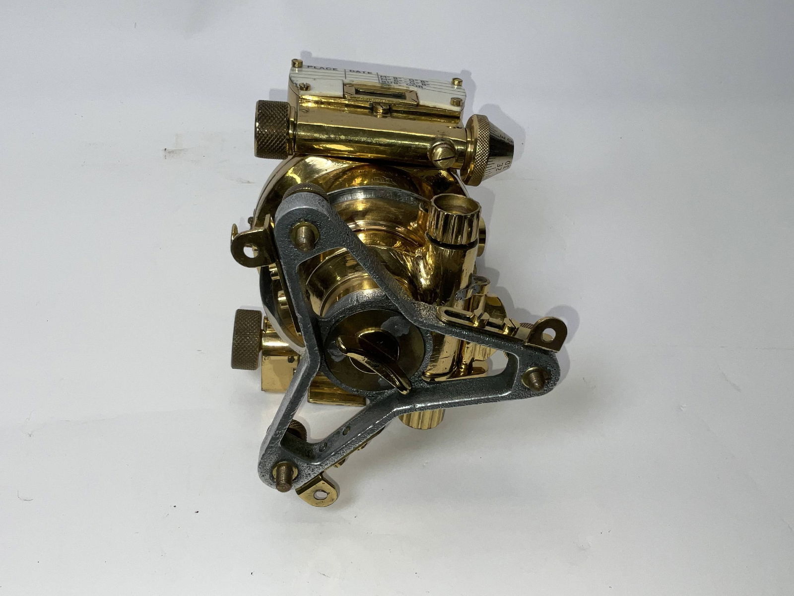 Solid Brass Surveyor’s Theodolite Dated 1941 - 9