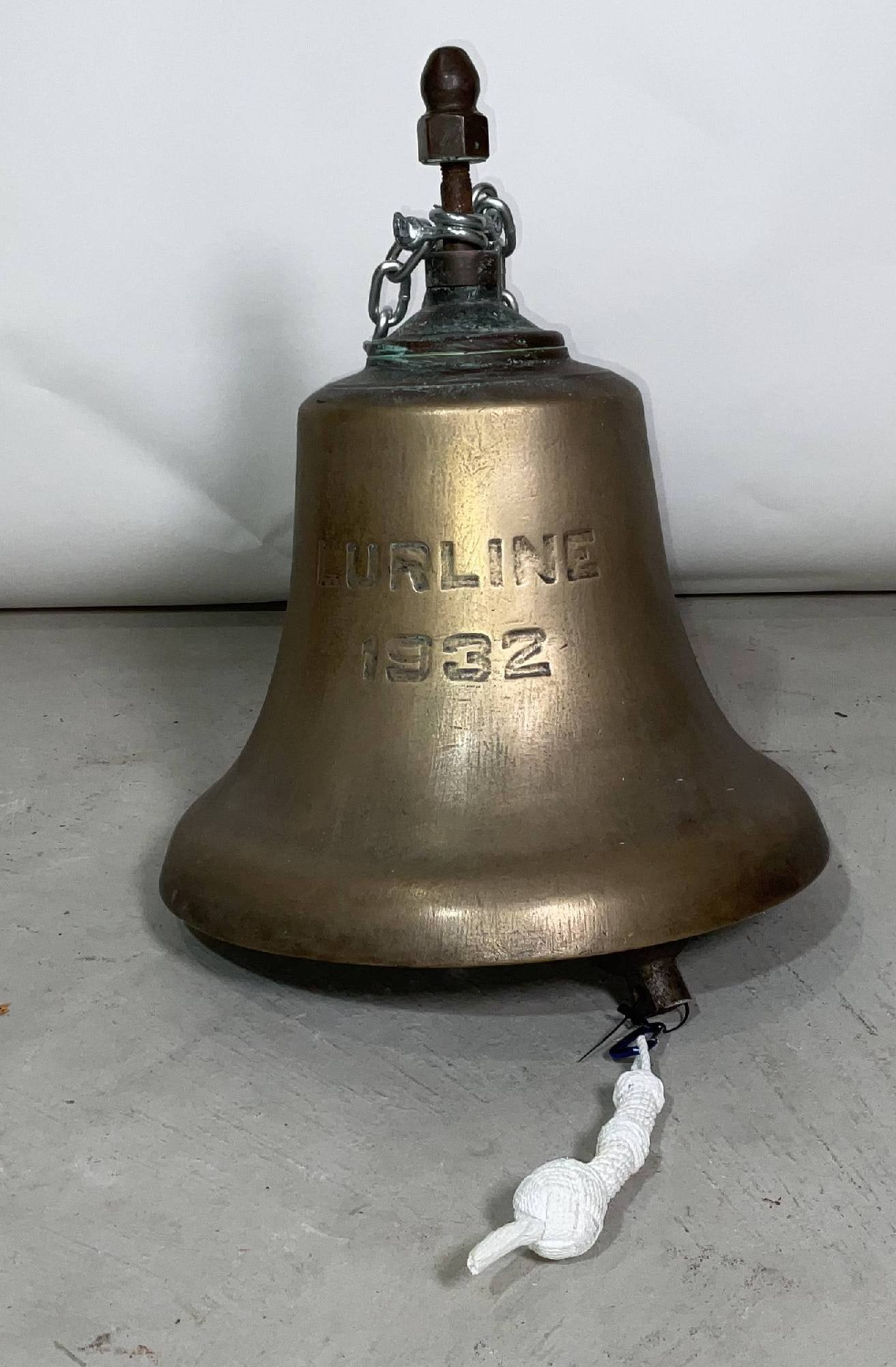 Massive Ships Bell from the Matson Line Ocean Liner "SS Lurline" (1 of 6)