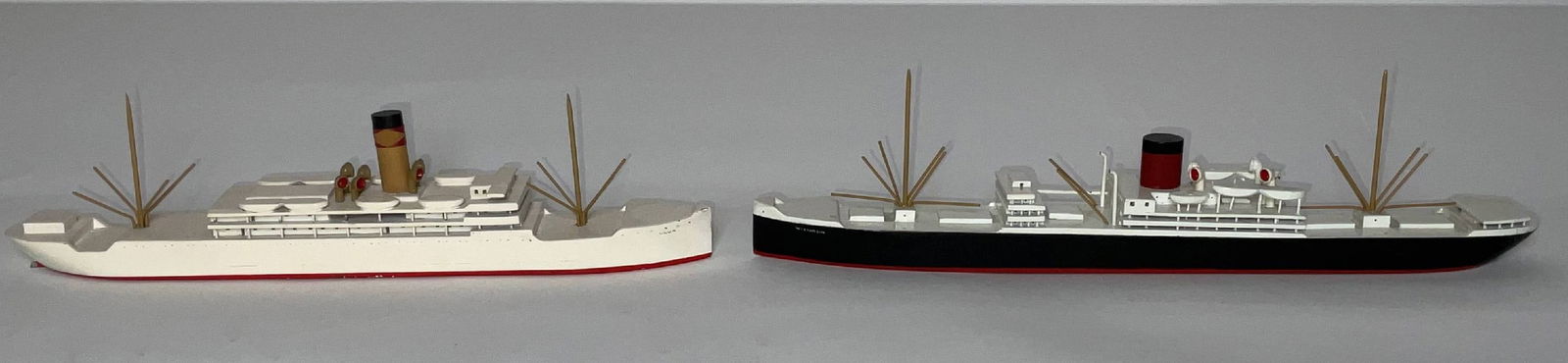 A Pair of Van Ryper Travel Models: The first is a lovely model of a small passenger freighter circa 1930 named the Wisconsin. I can find no information on this ship, all archives being domited by the battleship U.S.S. Wisconsin