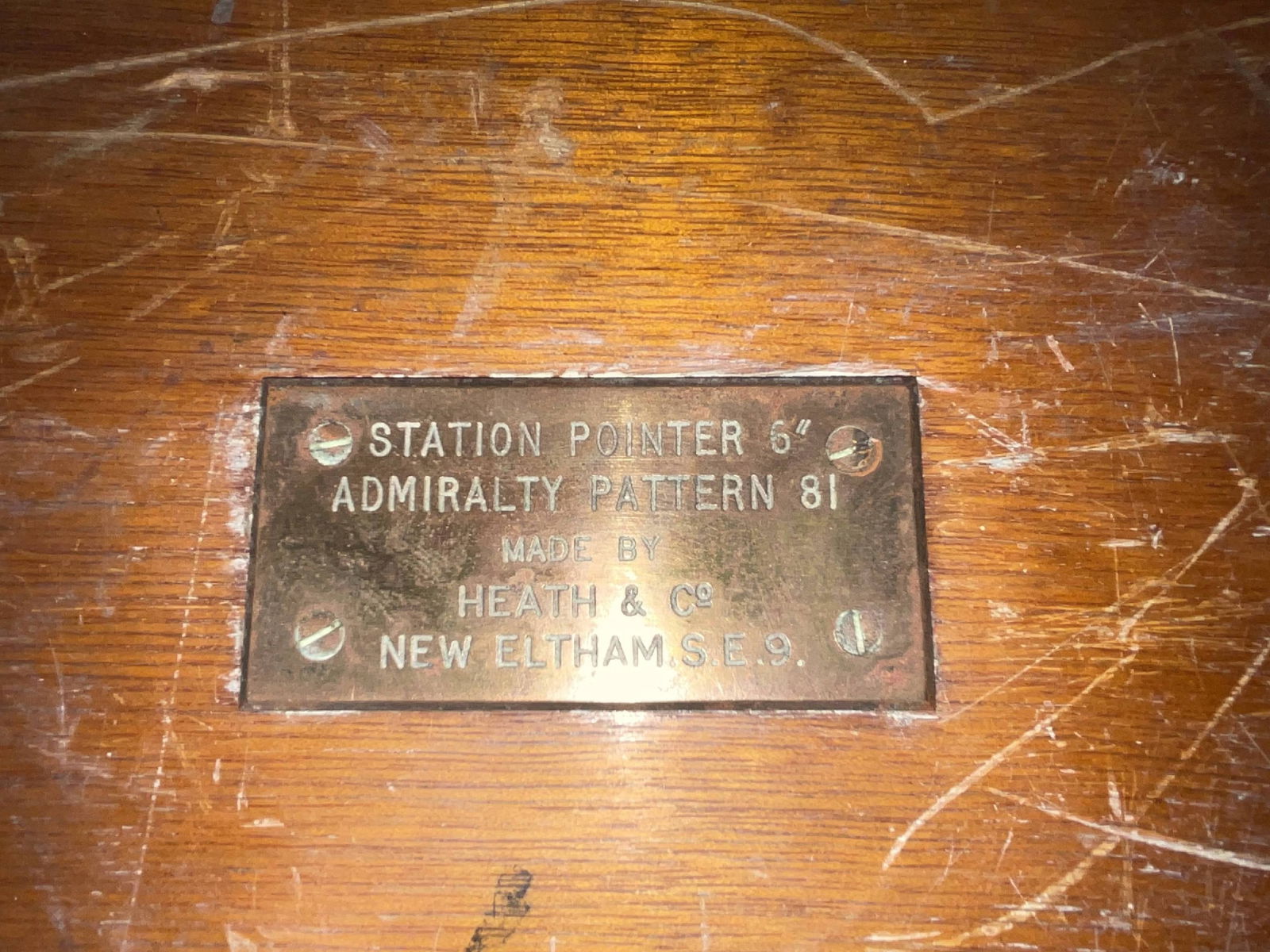 Admiralty Pattern Station Pointer of Solid Brass - 9