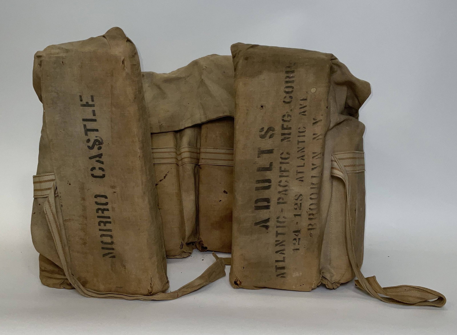 LIFE JACKET FROM OCEAN LINER MORRO CASTLE (1 of 12)