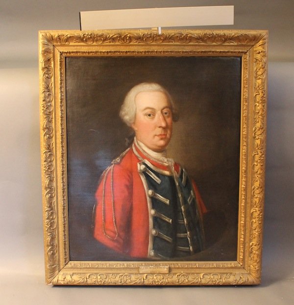 Portrait of General Ralph Dundas: A general in the Dutch service, General Ralph Dundas was the son of John Dundas of Manour and Anne Murray. He died in 1814. He was colonel of the 8th regiment of foot and the 11th dragons. governor of
