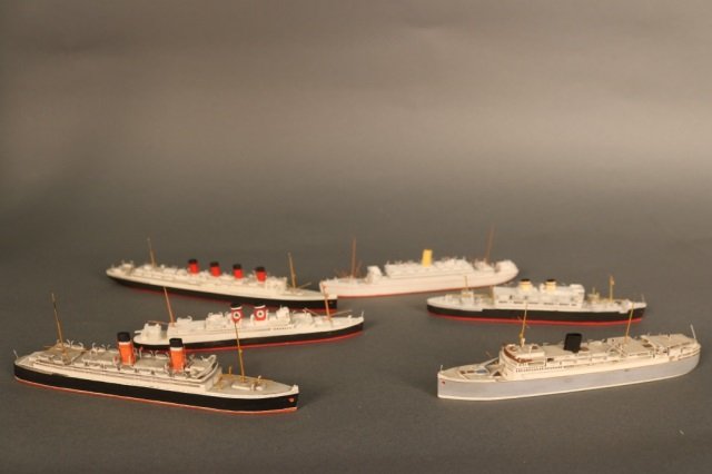 Six Bassett Lowke Ocean Liner Models (1 of 3)