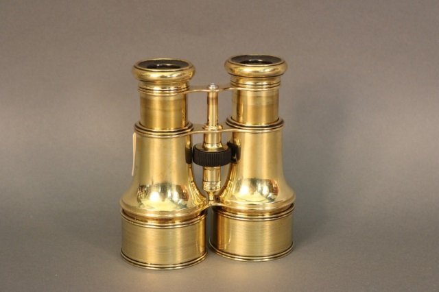 Solid Brass Gentlemen's Library Binoculars (1 of 4)