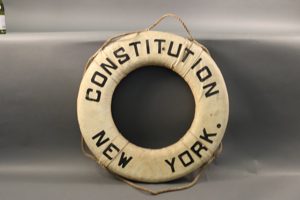 Life Ring from US Lines Ship "Constitution" (1 of 2)