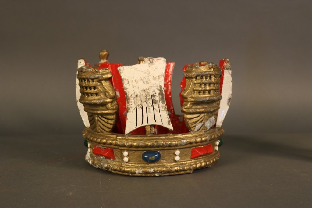 British Royal Navy Mast Crown (1 of 3)