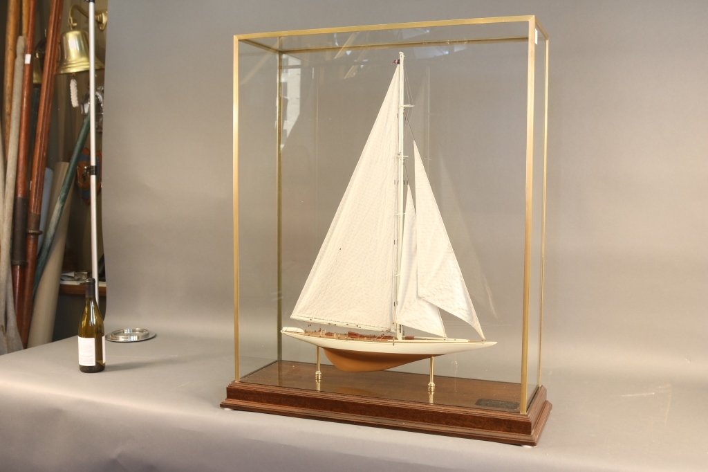 1934  America's Cup Defender "Rainbow" Model (1 of 4)